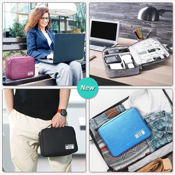 Travel Cable Organizer Bag