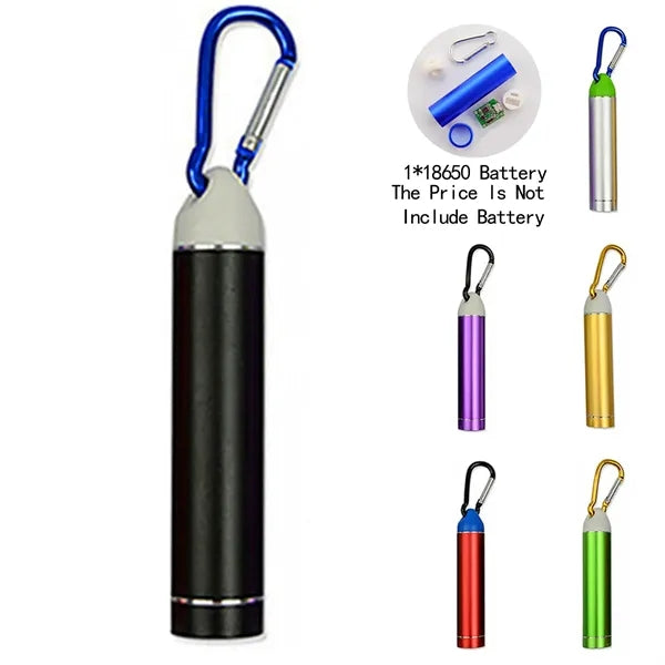 Detachable Outdoor Mini Power Bank w/ Carabiner No Battery