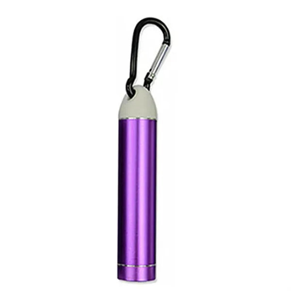 Detachable Outdoor Mini Power Bank w/ Carabiner No Battery