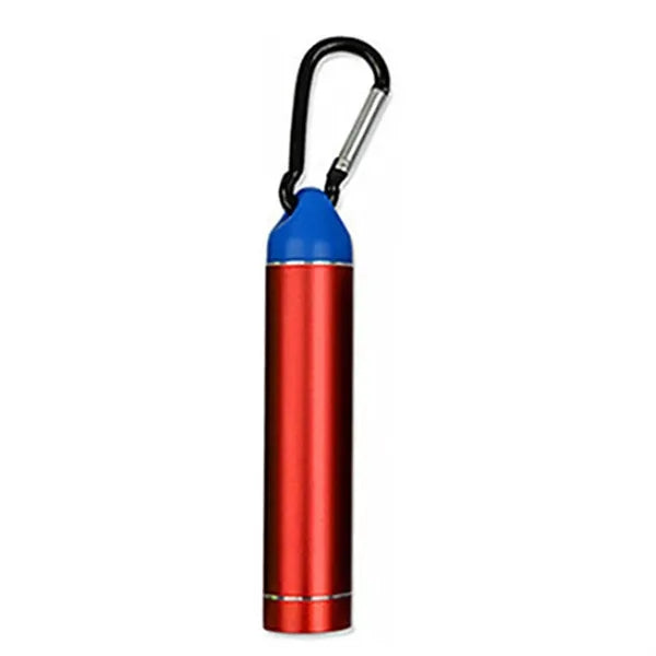 Detachable Outdoor Mini Power Bank w/ Carabiner No Battery