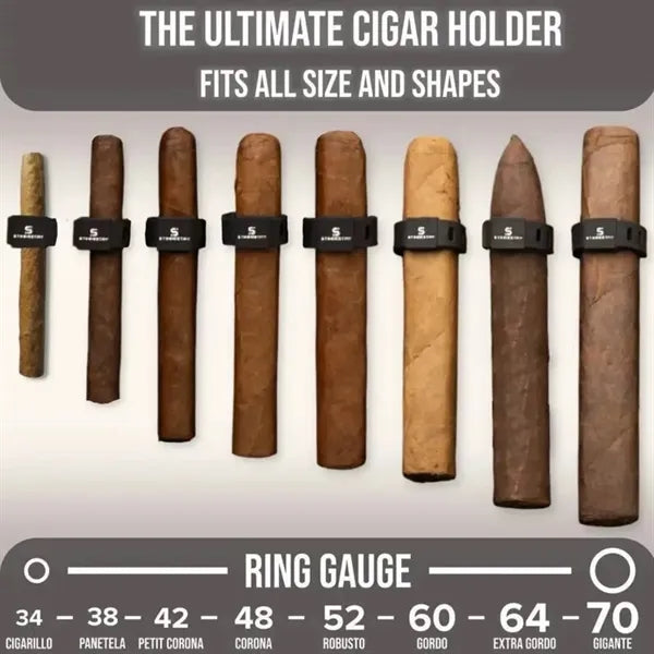 Portable TPR Adjustable Magnetic Stogie Holder