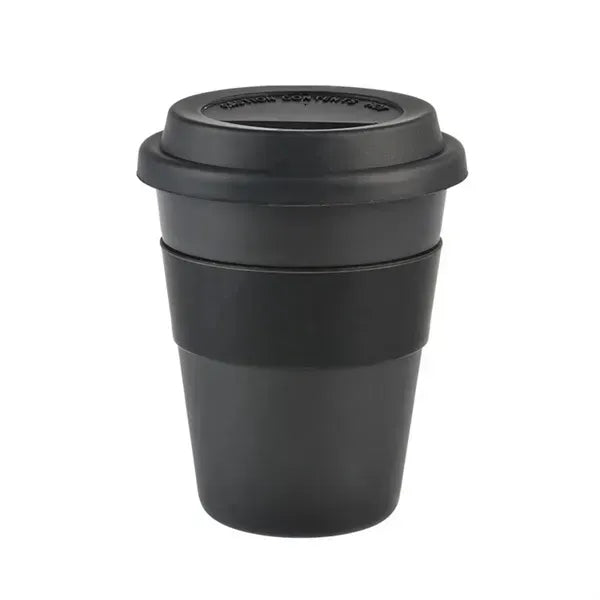 12 oz Coffee Mug with Silicone Lid and Insulated Band
