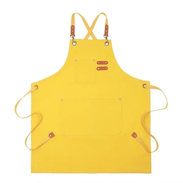 Chef Apron For Men Women With Large Pockets
