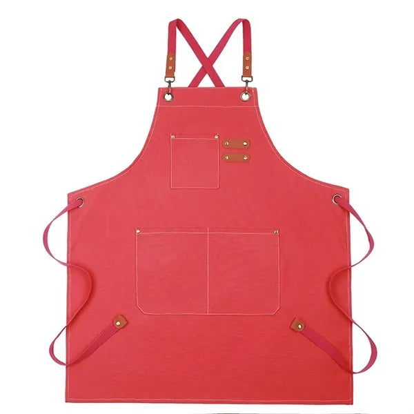 Chef Apron For Men Women With Large Pockets