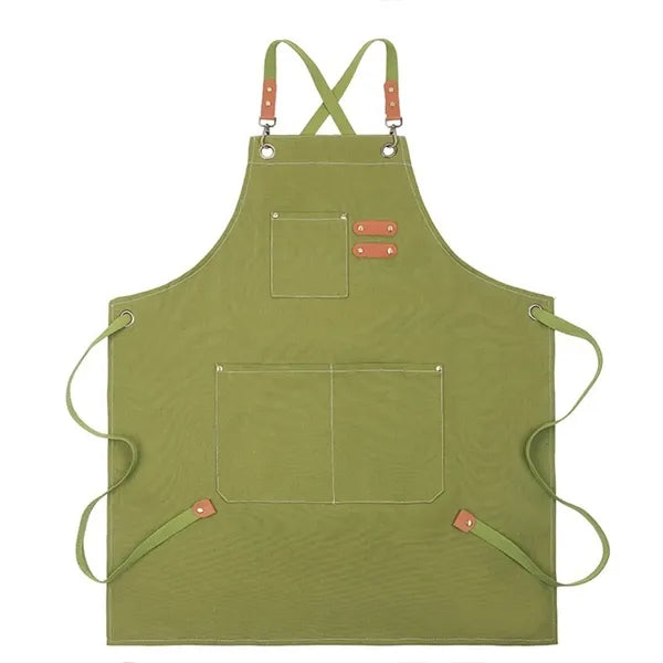 Chef Apron For Men Women With Large Pockets