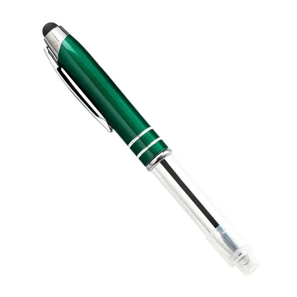 3 in 1 LED Light Metal Stylus Ballpoint Pen