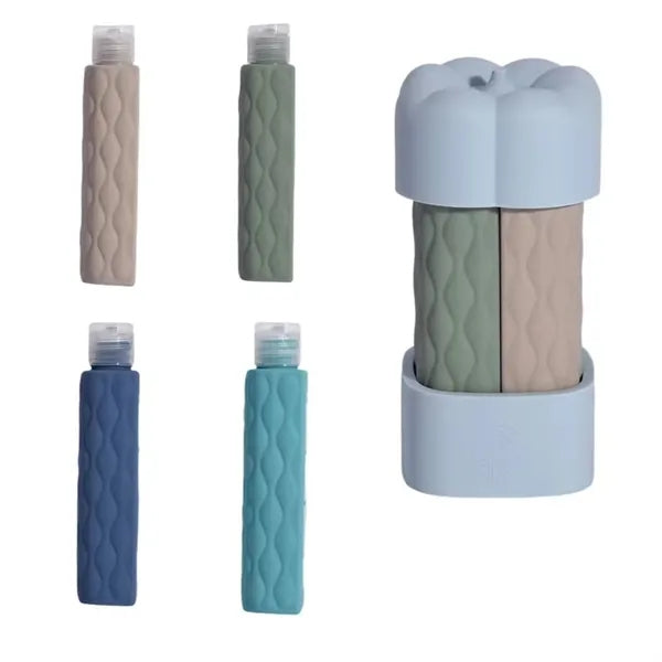 8.11oz Silicone Travel Bottle Set