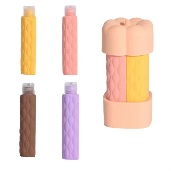 8.11oz Silicone Travel Bottle Set