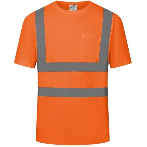 Summer Breathable Reflective Work T-Shirt