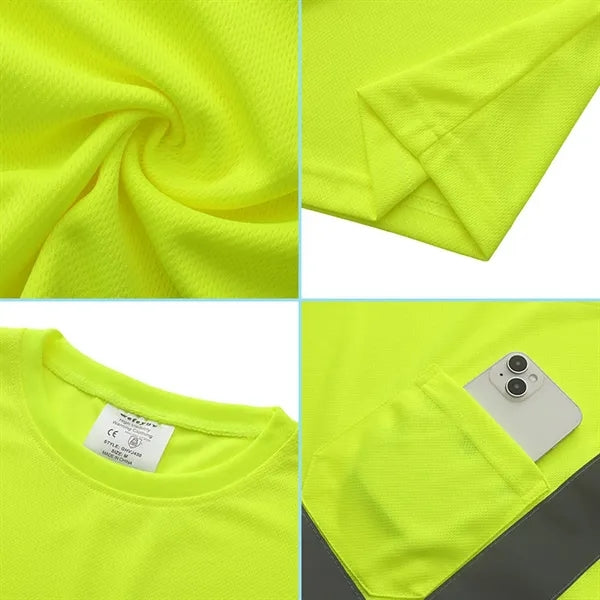 Summer Breathable Reflective Work T-Shirt