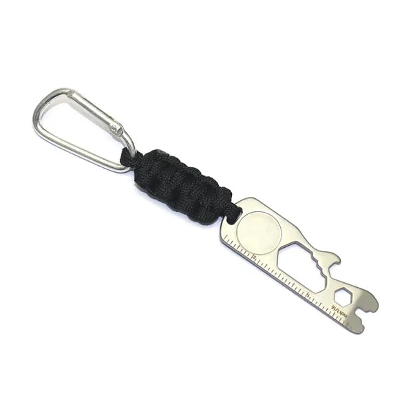 Multi-Tool Aluminum Survival Keychain
