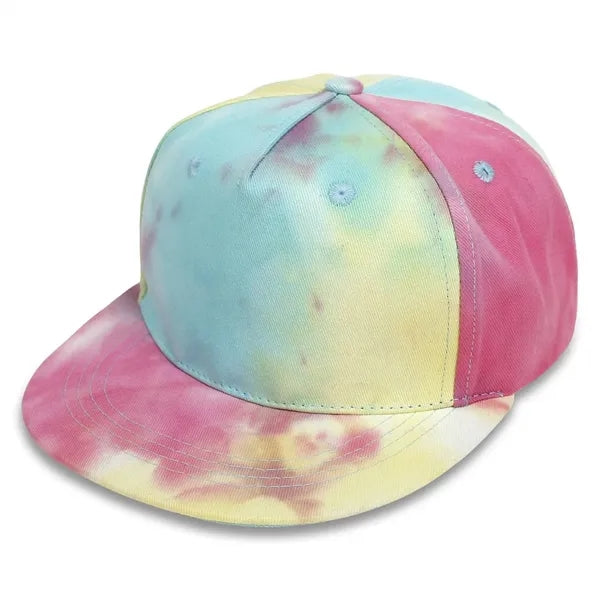 Toddler Tie-Dye Hip Hop Baseball Cap Flat Brim