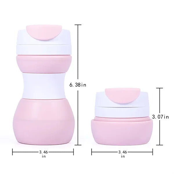 17oz Collapsible Silicone Coffee Bottle
