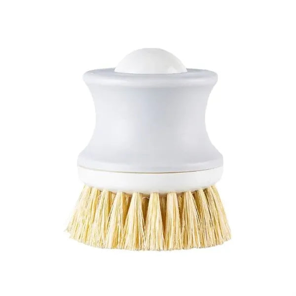 Kitchen Plastic Sisal Dish Brush w/ Handle