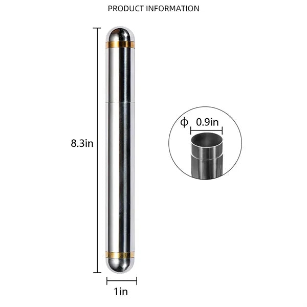 Portable Stainless Steel Cigar Tube