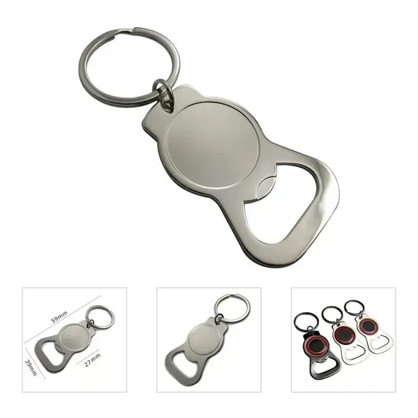 Full Color Bottle Opener Keychain