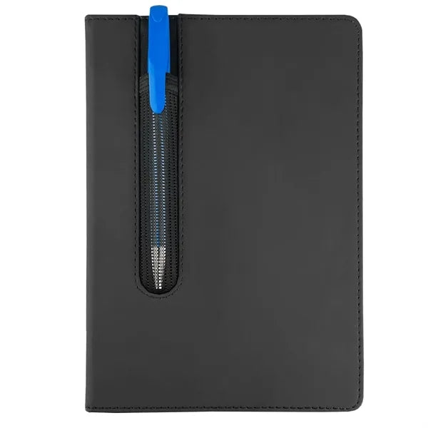 A5 PU Leather Cover Notebook w/ Pen Holder