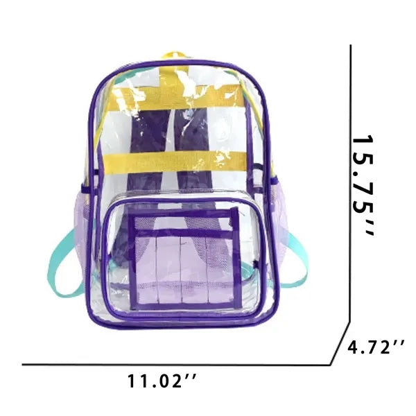 PVC Waterproof Clear Backpack