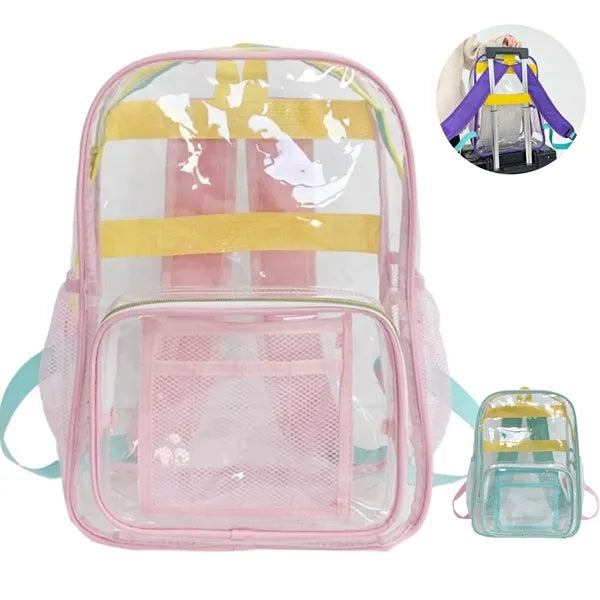 PVC Waterproof Clear Backpack