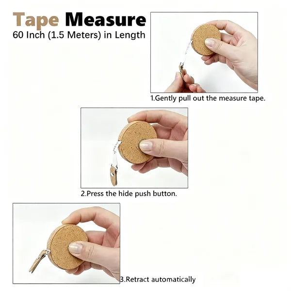 60 Inch Wooden Measuring Tape