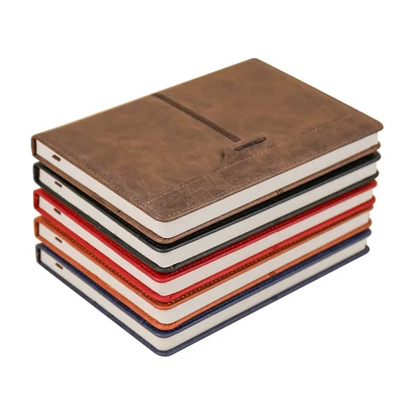 A5 PU Business Notebook w/ Pen Holder