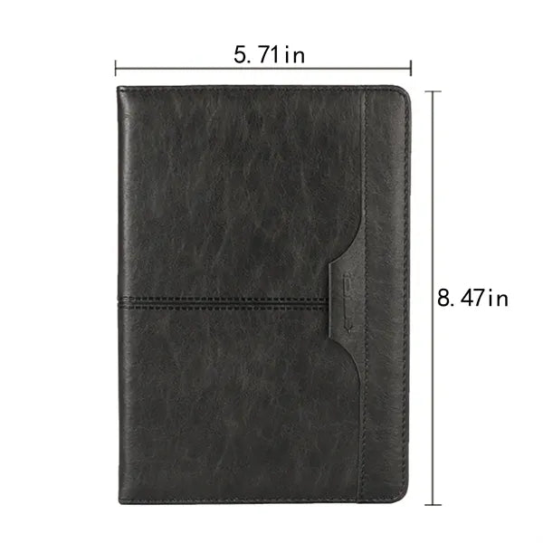 A5 PU Business Notebook w/ Pen Holder