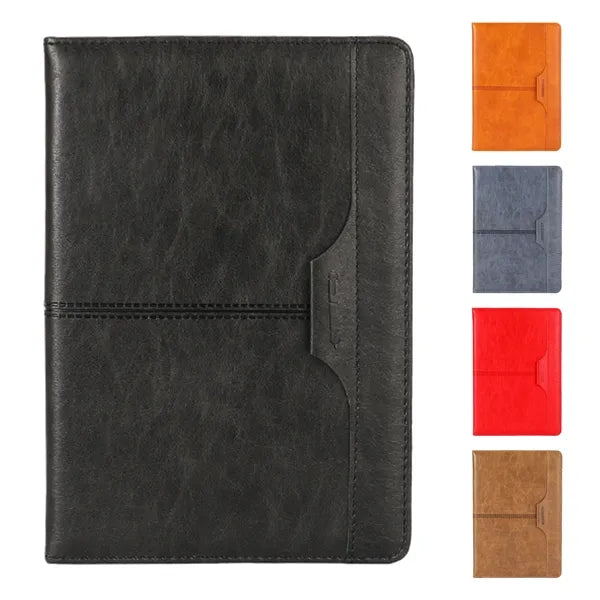 A5 PU Business Notebook w/ Pen Holder