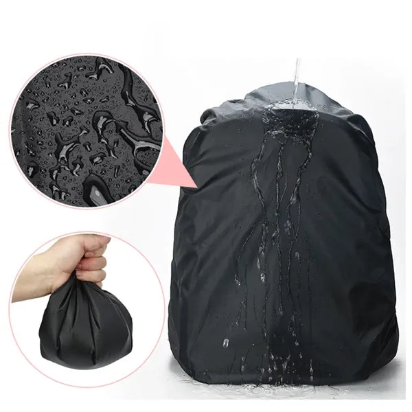Polyester Waterproof Backpack Rain Cover w/ Reflective Strip