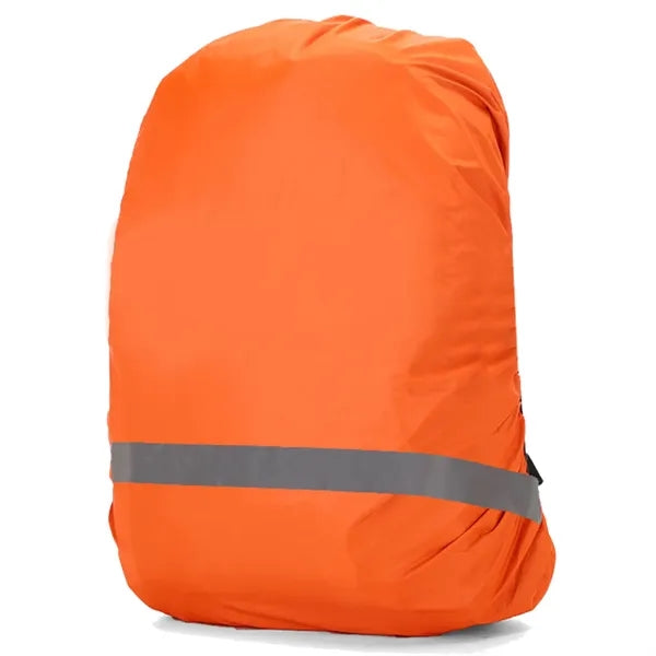 Polyester Waterproof Backpack Rain Cover w/ Reflective Strip
