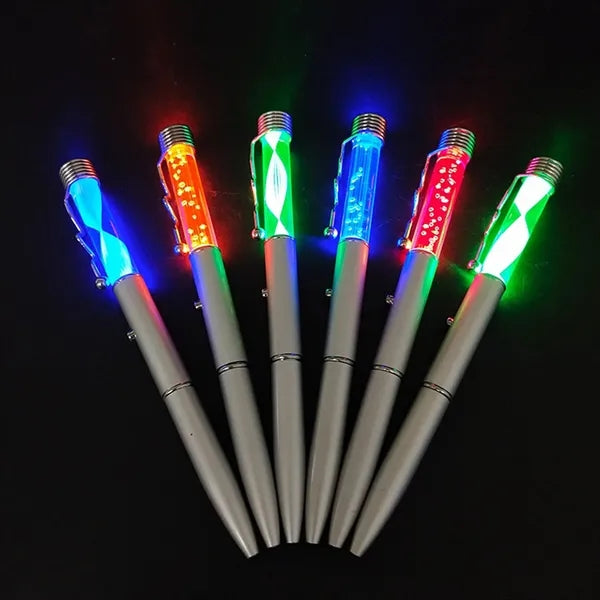 LED Light Twist-Action Ballpoint Pen