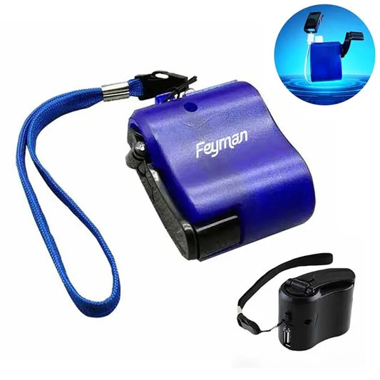 Outdoor Portable Hand Crank Emergency Phone Charger