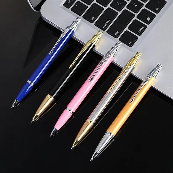 Retractable Metal Ballpoint Pen