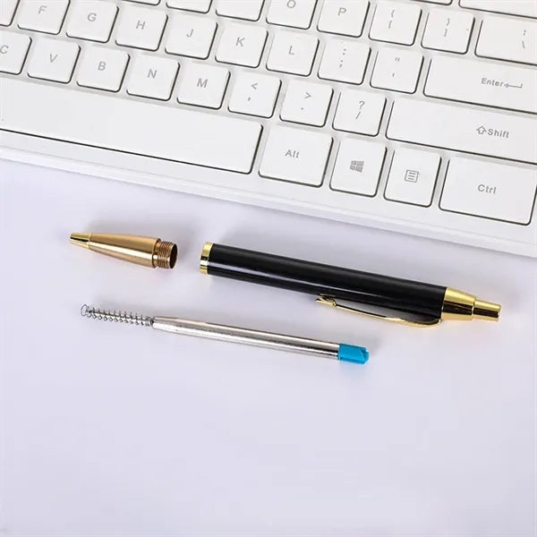 Retractable Metal Ballpoint Pen