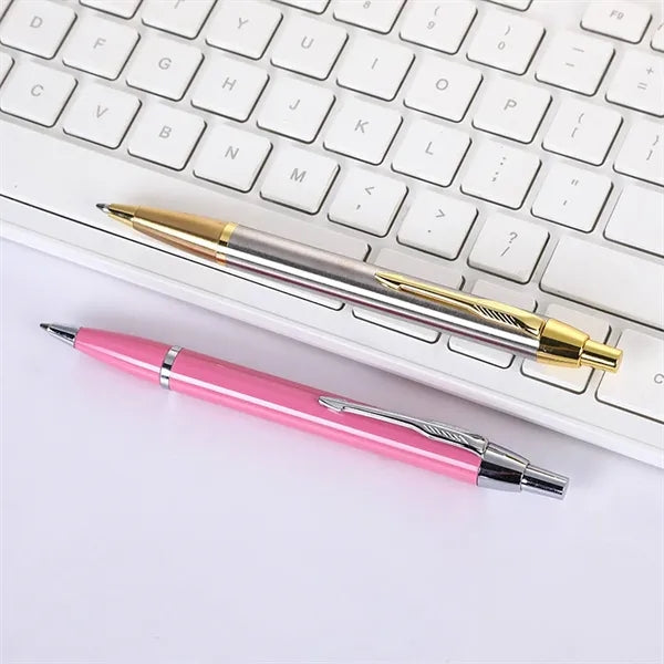 Retractable Metal Ballpoint Pen