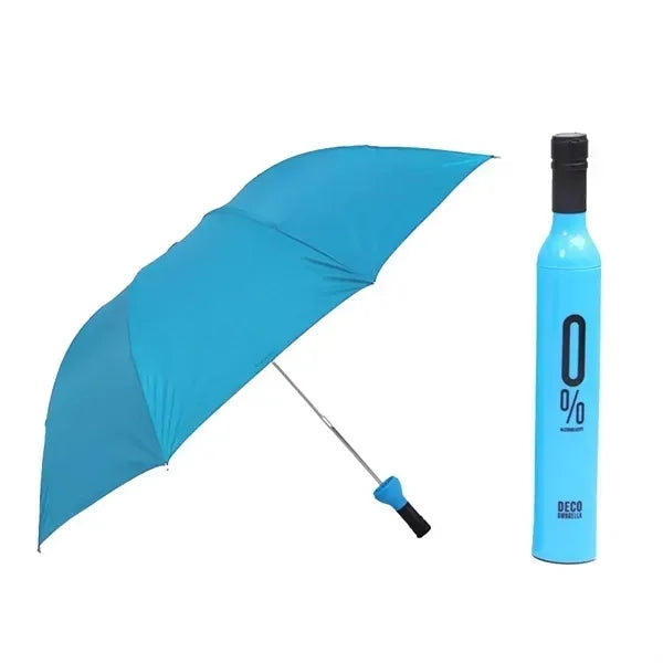 Creative Wine Bottle Folding Umbrella