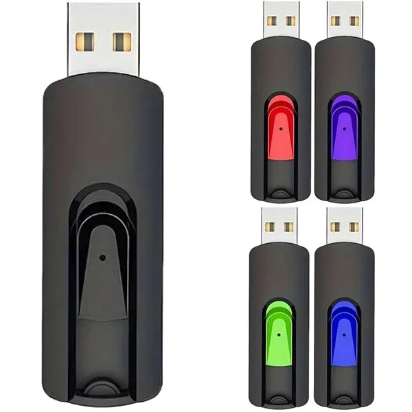 64GB USB 2.0 Retractable Flash Drive