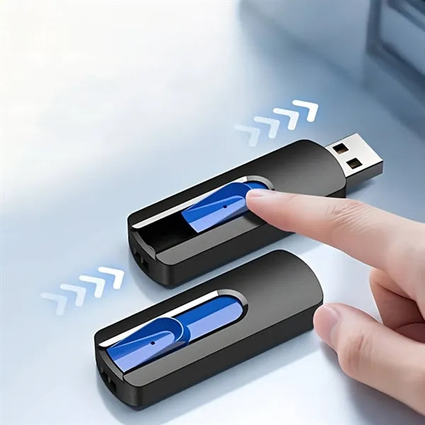 64GB USB 2.0 Retractable Flash Drive