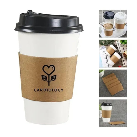 Coffee Cup Kraft Paper Sleeve