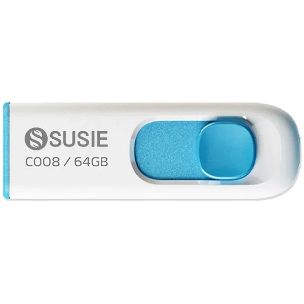 64GB USB 2.0 Retractable Capless Flash Drive