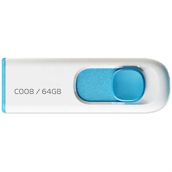 64GB USB 2.0 Retractable Capless Flash Drive