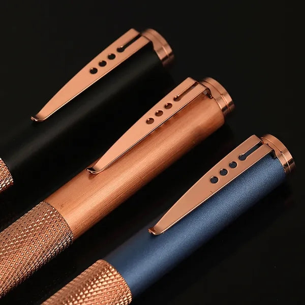 Business Cap Action Metal Ballpoint Pen