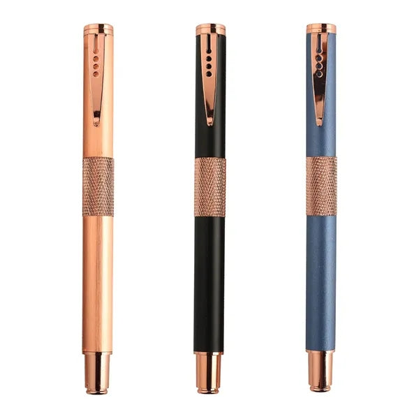 Business Cap Action Metal Ballpoint Pen