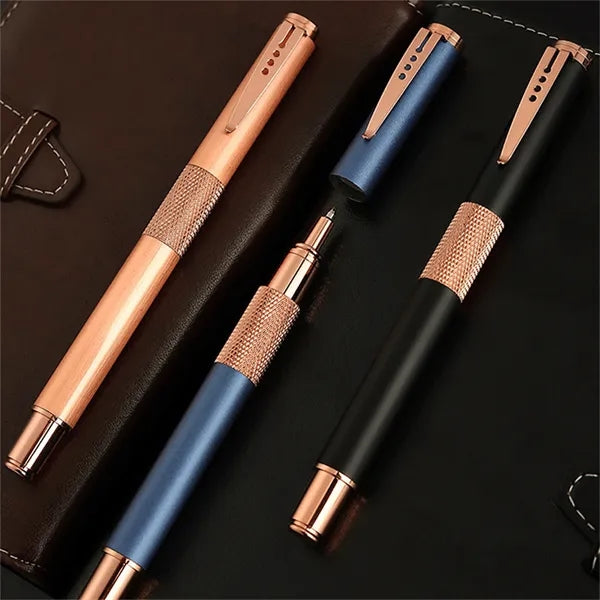 Business Cap Action Metal Ballpoint Pen