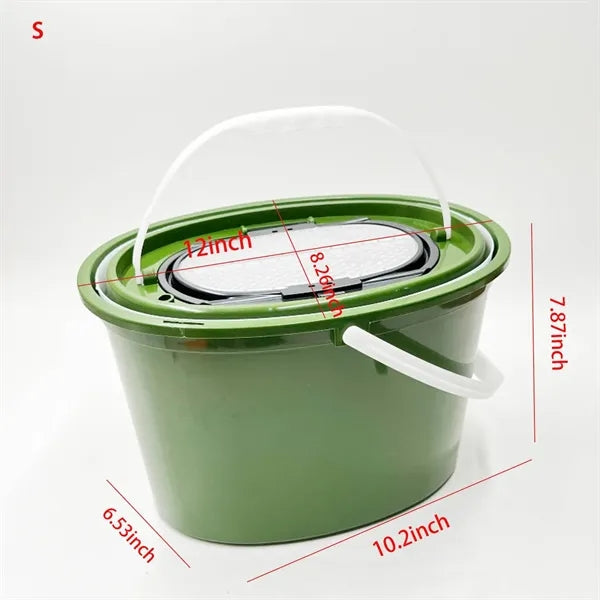 Outdoor Double Layer Fish Bucket