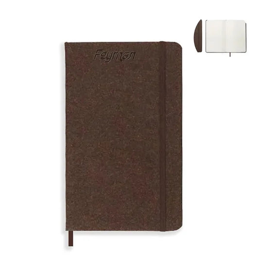 A5 Eco-Friendly Coffee Grounds Notebook w/ Strap