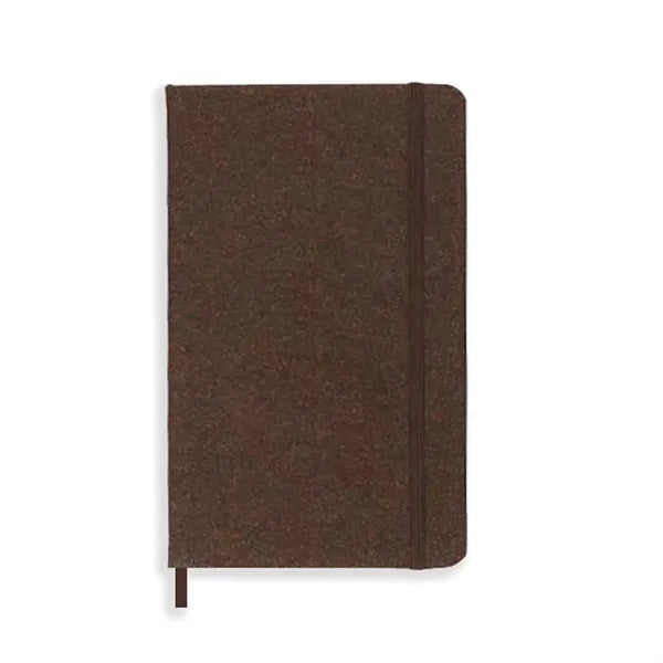 A5 Eco-Friendly Coffee Grounds Notebook w/ Strap