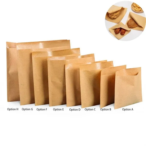 Disposable Brown Food Paper Bag