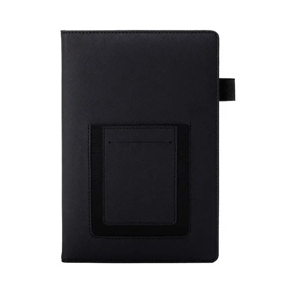 A5 PU Lined Notebook w/ Pocket
