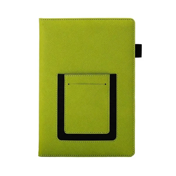 A5 PU Lined Notebook w/ Pocket