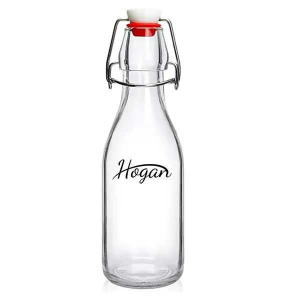 8.5oz Food-Grade Flip Top Glass Bottle
